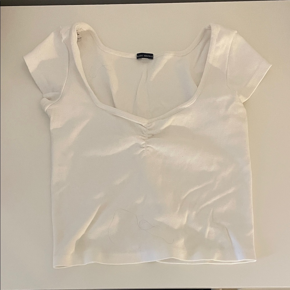 Brandy Melville Cream Crop Top